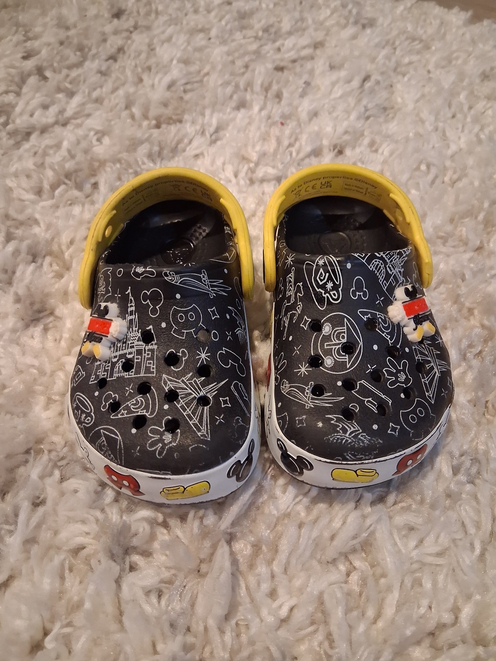 Light Up Kids Mickey Crocs
